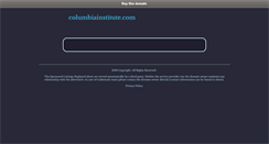 Desktop Screenshot of columbiainstitute.com